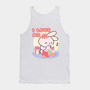 Cute Rabbit: I Love Me Tank Top